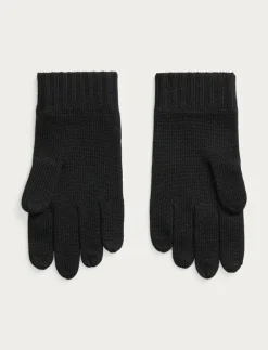 Signature Pony Wool Gloves - Fingervantar|Polo Ralph Lauren New
