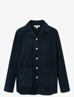 STUDIO FEDER SILJA SHIRT - CORDUROY - Överdelar NAVY Discount
