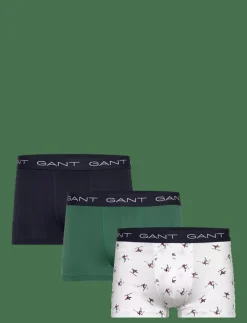 GANT SKIER PRINT TRUNK 3-PACK GB - Boxershorts WHITE Outlet