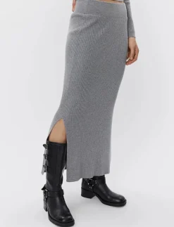 Sofie Schnoor Skirt - Midi kjolar DARK GREY MELANGE Online