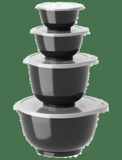 Rosti Skålset 8 dlr NEW Margrethe - Bunkar & Vispskålar BLACK New