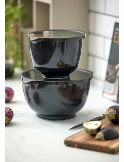 Rosti Skålset 4 dlr NEW Margrethe - Bunkar & Vispskålar BLACK New