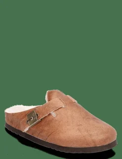 Scholl SL GRACE SUEDE - Platta mules RUST New