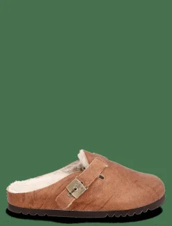 Scholl SL GRACE SUEDE - Platta mules RUST New