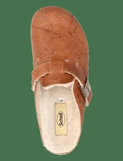 Scholl SL GRACE SUEDE - Platta mules RUST New