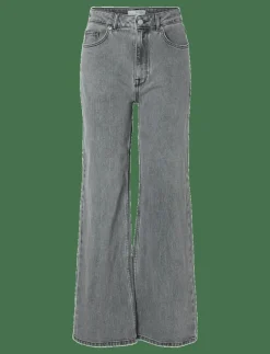 SLFALICE HW WID LONG ELOISE GRE JEA NOOS - Vida byxor|Selected Outlet