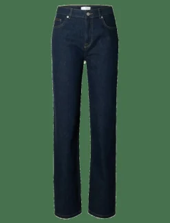 SLFALICE MW STRAIGHT MOON BLUE JEANS - Straight jeans|Selected Online
