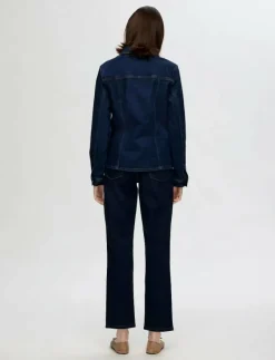 SLFALICE MW STRAIGHT MOON BLUE JEANS - Straight jeans|Selected Online