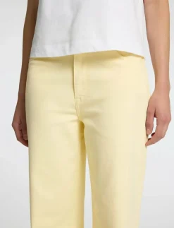 Selected SLFALICE-CORA HW DENIM WIDE JEANS - Vida byxor ANISE FLOWER