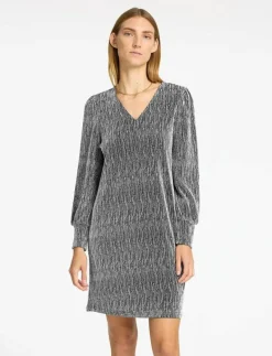 Selected SLFANITA AGNETHE LS SHORT DRESS - Korta klänningar BLACK Online