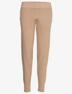 Selected SLFBRINLEY MW KNIT PANT B - Sweatpants TANNIN Discount