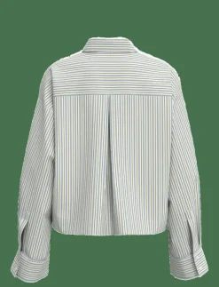 SLFDAN-ASTHA LS CROPPED SHIRT EX - Långärmade|Selected Best