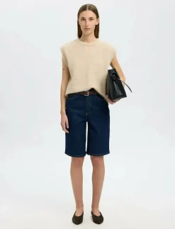 SLFLULU SL KNIT VEST - Stickade västar|Selected Online