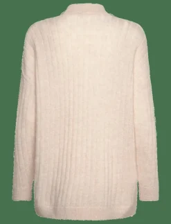 Selected SLFMALINE LS KNIT HIGH NECK NOOS - Stickat BIRCH Discount