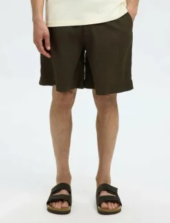 Selected SLHLOOSE-MAGNUS SUN STRING SHORTS - Linneshorts FOREST NIGHT Sale
