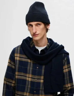 SLHMASON MERINO WOOL BEANIE NOOS - Mössor|Selected Online