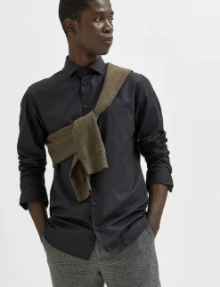 SLHSLIMETHAN SHIRT LS CUT AWAY - Business skjortor|Selected Outlet