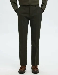 Selected SLHSLIM-NEIL TRS NOOS - Kostymbyxor DARK GREEN New