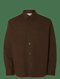 SLHTRAVIS TWILL OVERSHIRT LS NOOS - Jackor & rockar|Selected Outlet