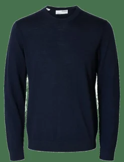 SLHTRAY LS KNIT MERINO CREW NECK NOOS - Rundhalsad|Selected New