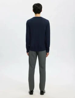 SLHTRAY LS KNIT MERINO CREW NECK NOOS - Rundhalsad|Selected New