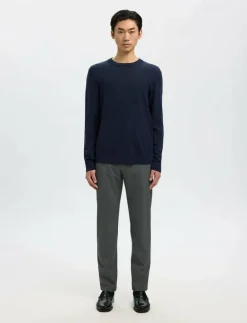 SLHTRAY LS KNIT MERINO CREW NECK NOOS - Rundhalsad|Selected New