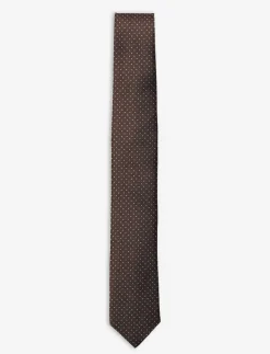 Amanda Christensen Slim Tie - Slipsar BROWN Discount