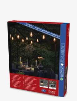 Konstsmide Slinga E27 10 amber utbytbar LED - Glödlampor BLACK Outlet