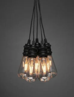 Konstsmide Slinga E27 10 amber utbytbar LED - Glödlampor BLACK Outlet