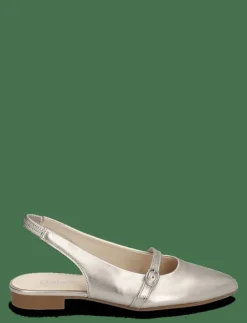Gabor Slingback - Platta slingbacks SOFT GOLD Best