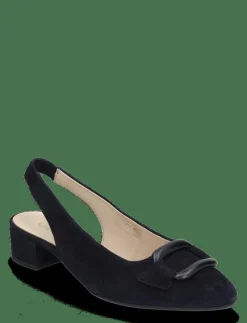 Gabor Slingback - Platta slingbacks BLUE Online