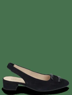 Gabor Slingback - Platta slingbacks BLUE Online
