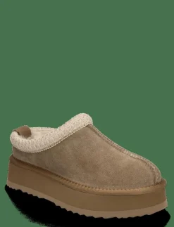 Sofie Schnoor Slip in high with tape - Platta mules DARK SAND Online