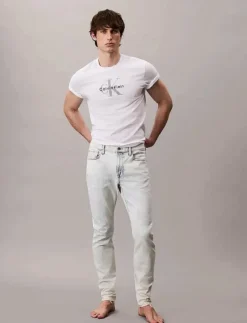 SLM TPR LT WT IC BRK - Tapered jeans|Calvin Klein Jeans Clearance