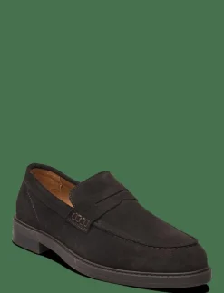 Selected SLMBLAKE SUEDE PENNY LOAFER - Loafers DEMITASSE Online