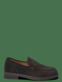 Selected SLMBLAKE SUEDE PENNY LOAFER - Loafers DEMITASSE Online