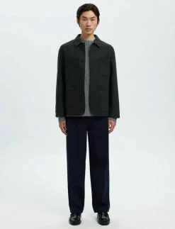 SLM-LANDON WOOL BLEND HYBRID BLAZER NOOS - Enkelknäppta kavajer|Selected Online