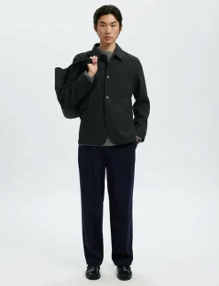 SLM-LANDON WOOL BLEND HYBRID BLAZER NOOS - Enkelknäppta kavajer|Selected Online