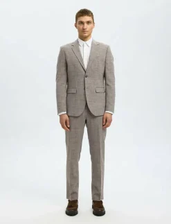 SLMSLIM-OASIS LINEN TRS NOOS - Linnebyxor|Selected Online