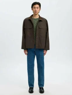 Selected SLMTILUM LS KNIT CREW NECK - Rundhalsad SKY CAPTAIN Best