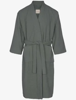 compliments Slow Bath Robe - Morgonrock GREY New