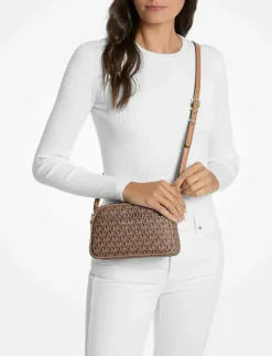 Michael Kors SM CAMERA XBODY - Crossbody Bags BRN/ACORN Outlet