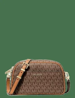 Michael Kors SM CAMERA XBODY - Crossbody Bags BRN/ACORN Outlet