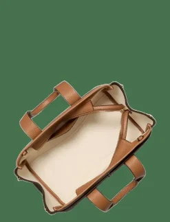 Michael Kors SM EW SATCHEL - Handväskor BRN/ACORN Sale