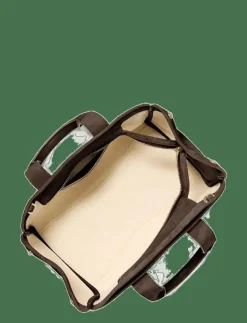 Michael Kors SM EW SATCHEL - Handväskor CHOCOLATE