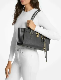 Michael Kors SM EW SHOULDER TOTE - Axelremsväskor BLACK