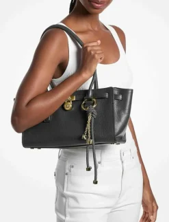 Michael Kors SM EW SHOULDER TOTE - Axelremsväskor BLACK