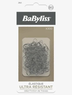 Small rubber elastics All Black 300 pcs - Hårsnoddar|Babyliss Paris Sale