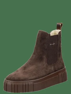 GANT Snowmont Chelsea Boot - Platta ankelboots DARK BROWN Hot