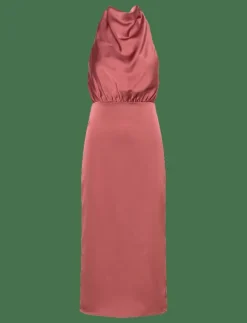 Solange open back halterneck midi dress - Midiklänningar|Malina Sale